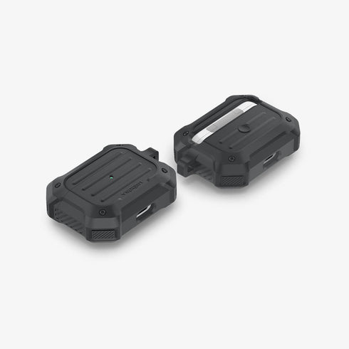 ASD00537 - Apple AirPods Pro Case Tough Armor in black showing the front